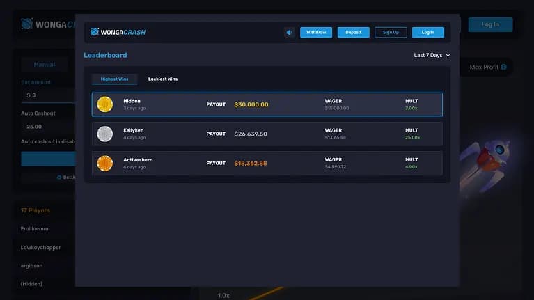 Avitor Leaderboard Screen avitor leaderboard screen