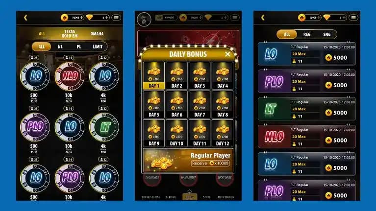 Poker Game Daily Bonus Screen poker game daily bonus screen