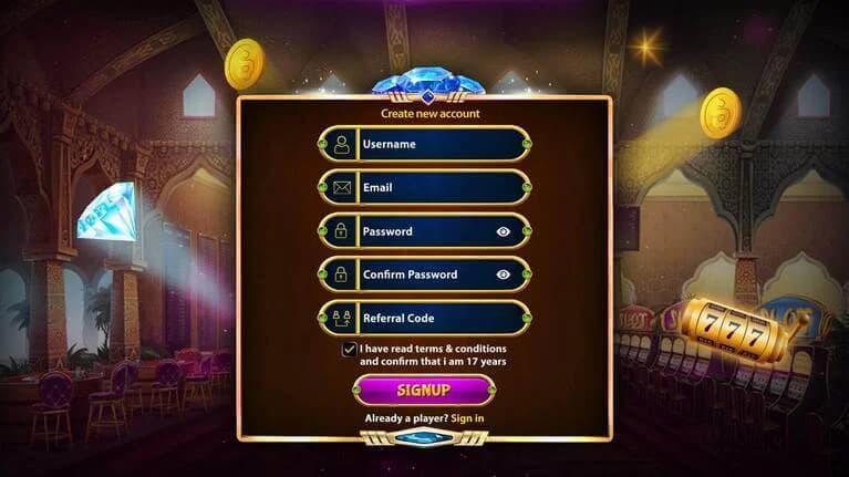 Unity Slot Machine Game Software Signup Screen Interface unity slot machine game software signup screen interface
