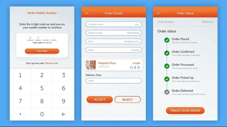 Verified Order Screen - Food Delivery App Clone verified order screen - food delivery app clone