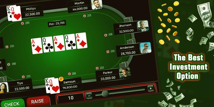 Poker Software: Optimal Entrepreneurial Investment Choice