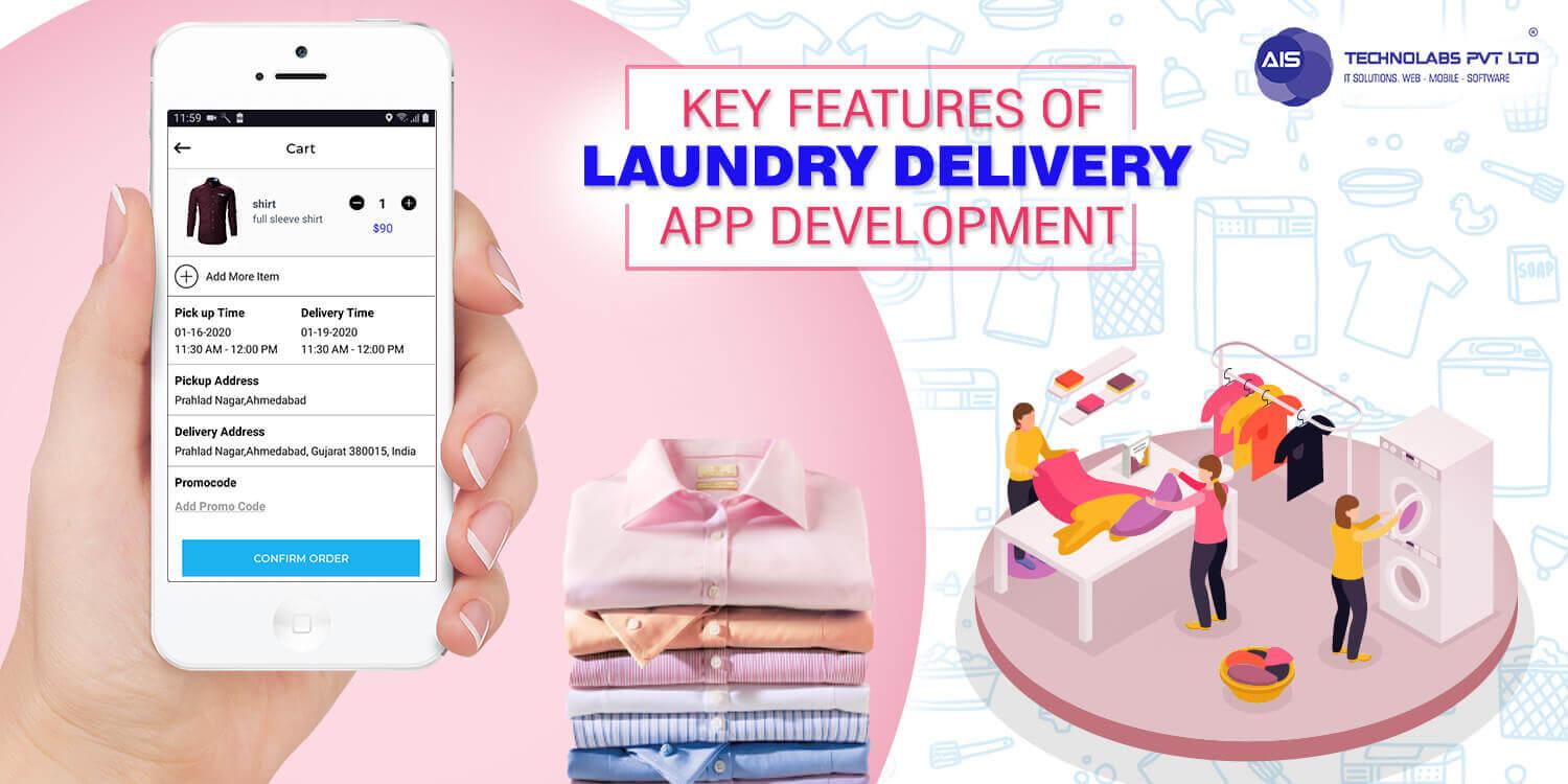 key features of laundry delivery app development