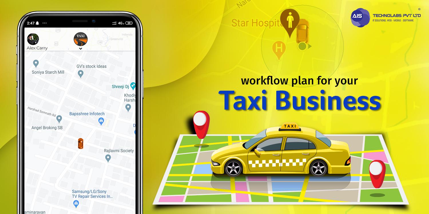 The workflow plan for your taxi business
