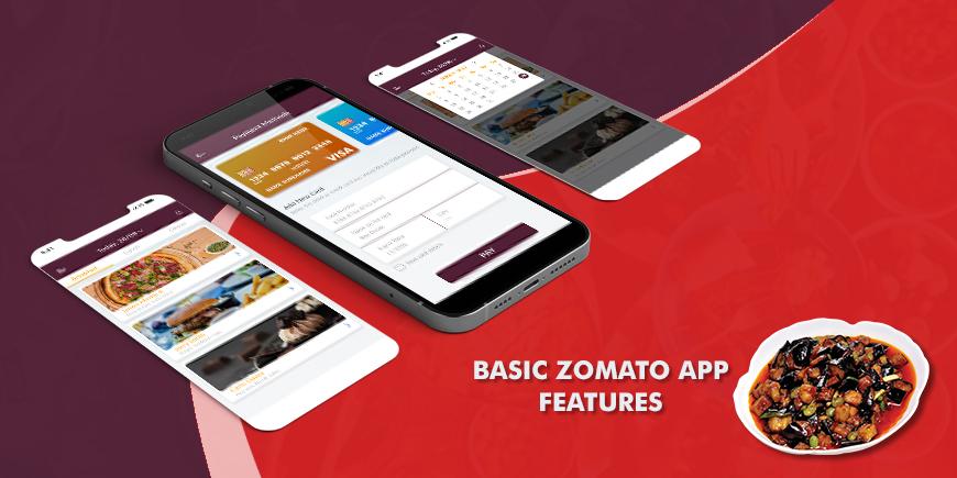 Basic Zomato App features