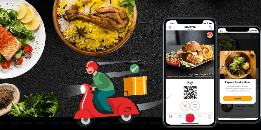 Ordering food using Crypto