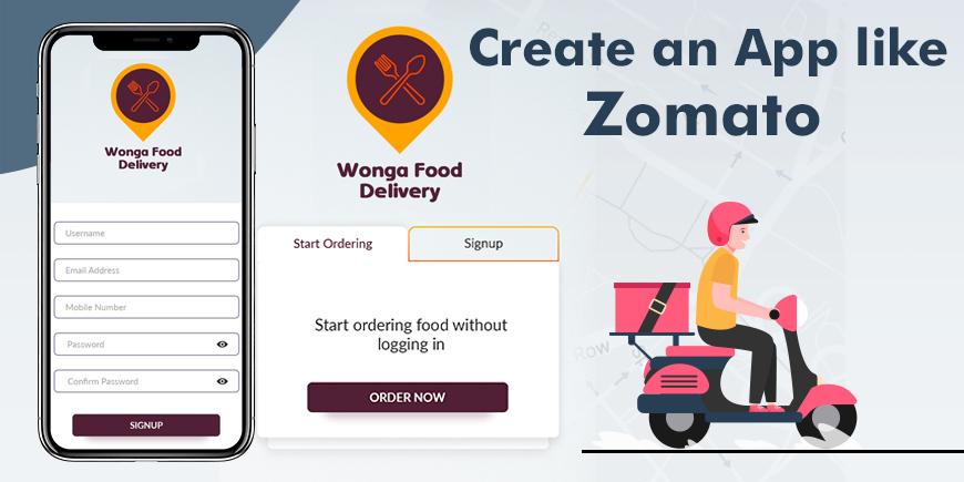 How to Create an App like Zomato