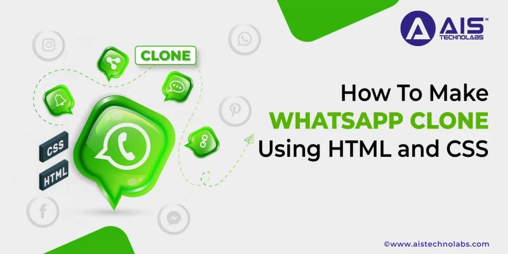 whatsapp clone using html and css 