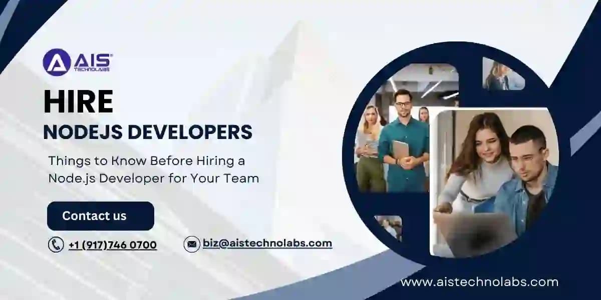 Hiring a Node.js Developer Hiring a Node.js Developer