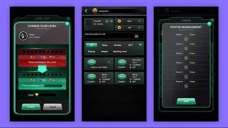 Change Club Level Screen White Label Poker Software change club level screen white label poker software