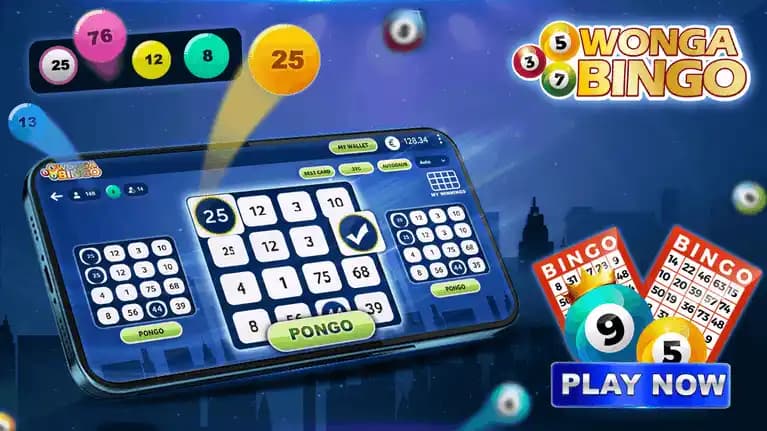 Mobile Pongo Bingo Screen mobile pongo bingo game screen