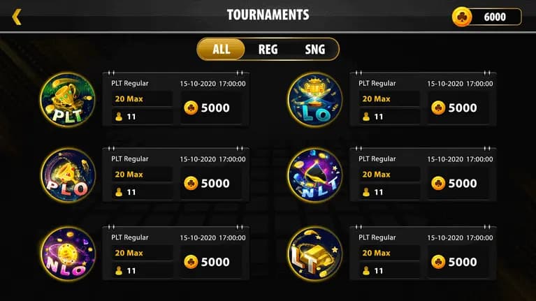 Our App Tournaments Screen our app tournaments screen