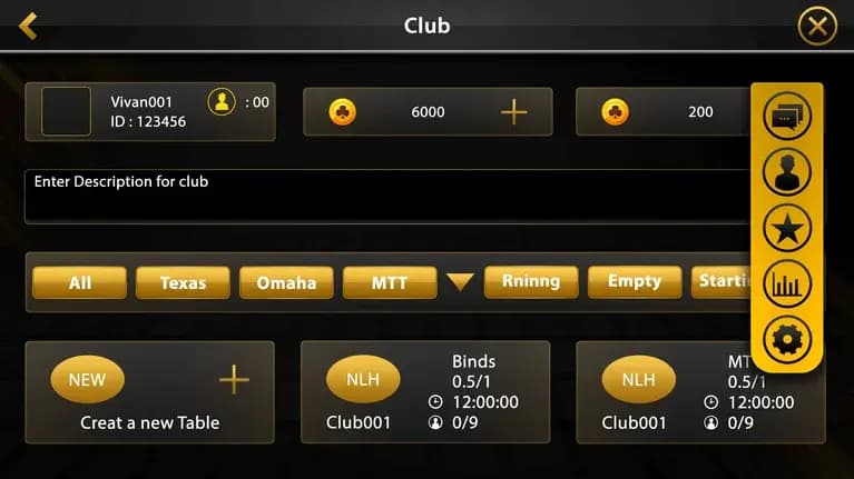 Our App Club Screen our app club screen