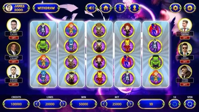 Super Spin League Theme Slot Machine Animation Screen super spin league theme slot machine animation screen
